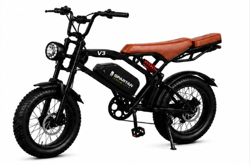 Spartan V3 preta com banco marrom