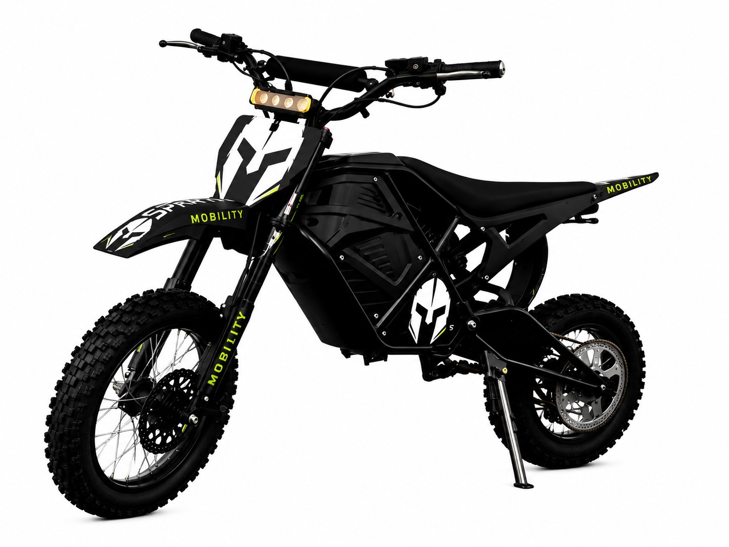 Spartan H3 preta em vista lateral